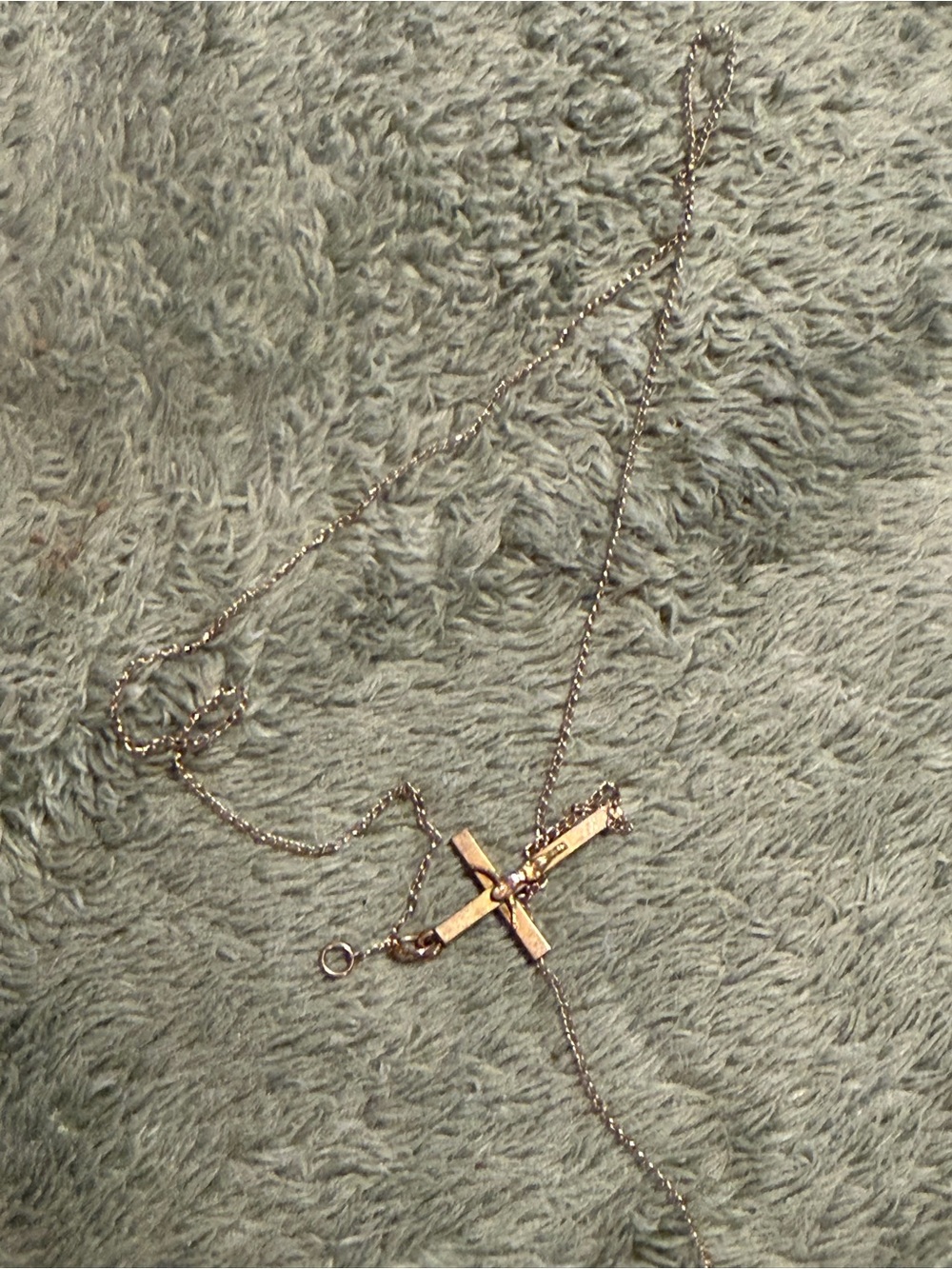 Delicate Gold Cross Pendant Necklace - Women Jewelry